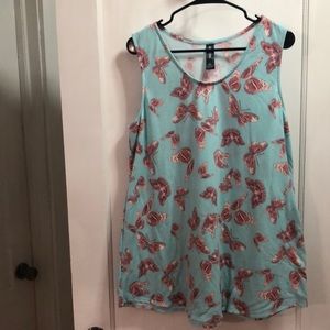Butterfly tank top